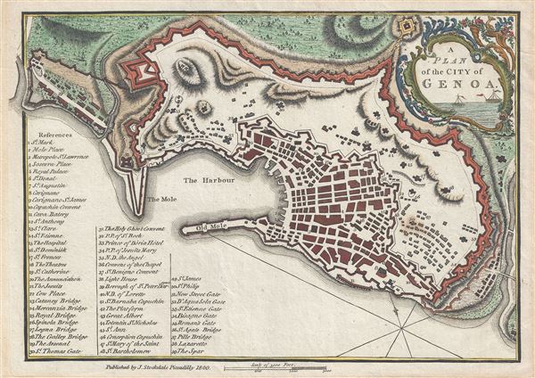 A Plan of the City of Genoa. - Main View
