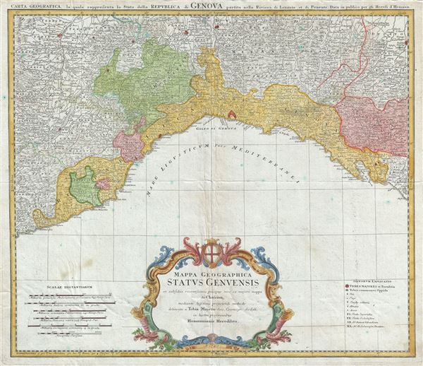 Mappa Geographica Status Genuensis. - Main View