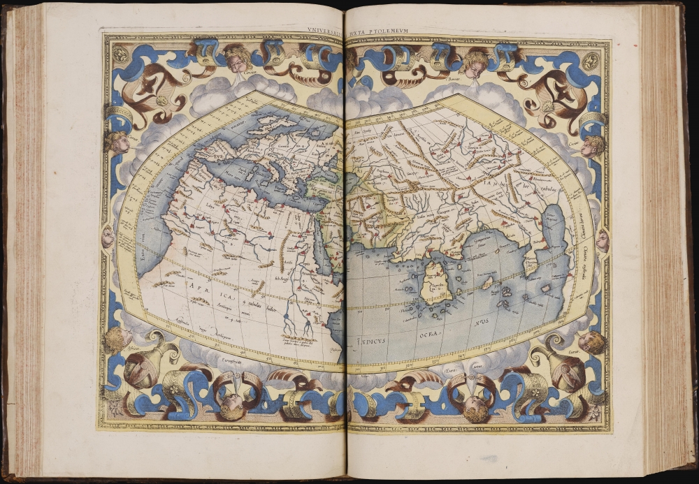 Cl Ptolemaei Alexandrini Geographiae libri octo: recognitiiam diligenter emendati cum tabulis geographicis ad mentem auctoris restitutis ac emendatis, per Gerardum Mercatorem. - Alternate View 1
