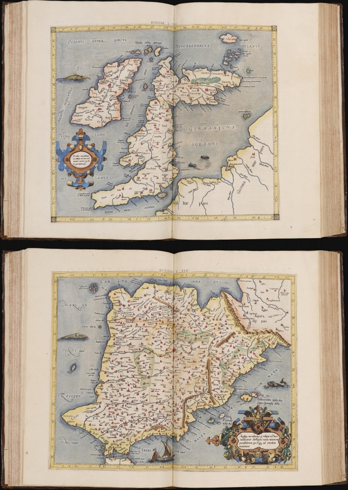 Cl Ptolemaei Alexandrini Geographiae libri octo: recognitiiam diligenter emendati cum tabulis geographicis ad mentem auctoris restitutis ac emendatis, per Gerardum Mercatorem. - Alternate View 2