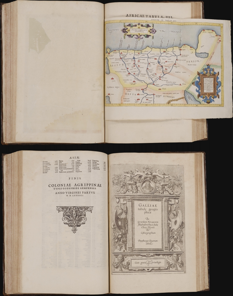 Cl Ptolemaei Alexandrini Geographiae libri octo: recognitiiam diligenter emendati cum tabulis geographicis ad mentem auctoris restitutis ac emendatis, per Gerardum Mercatorem. - Alternate View 7