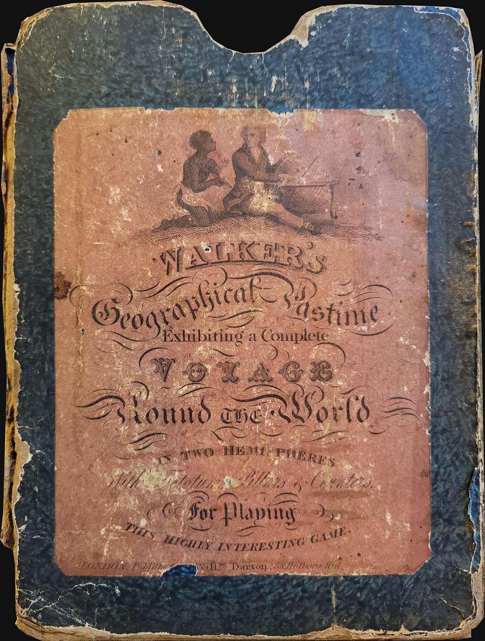 Walker's Geographical Pastime, or Tour Through the Western Hemisphere, or New World. An Amusing and Instructive Game. Walker's Geographical Pastime, or Tour Through the Eastern Hemisphere, or Old World. An Amusing and Instructive Game. - Alternate View 2