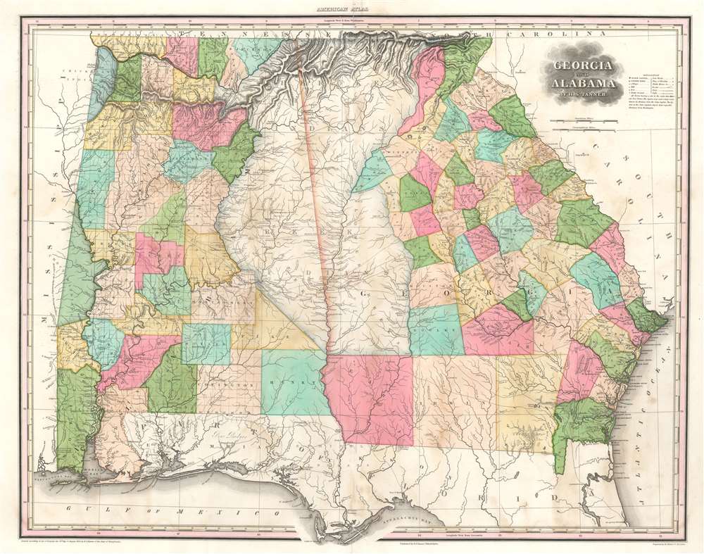 GeorgiaAlabama Tanner 1823 