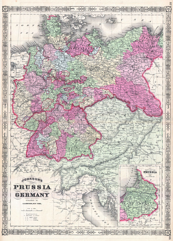 Johnson's Prussia and Germany. - Main View