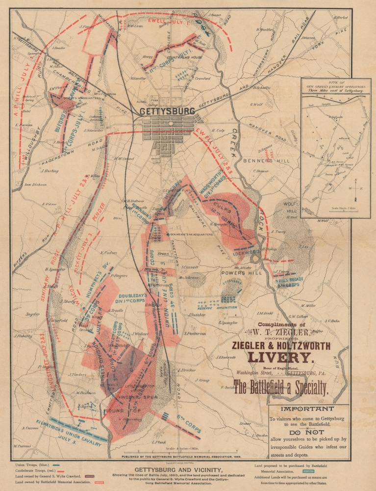 Gettysburg and Vicinity. - Main View
