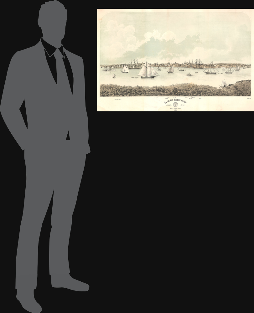 View of Gloucester. From Rocky Neck. 1876. - Alternate View 1
