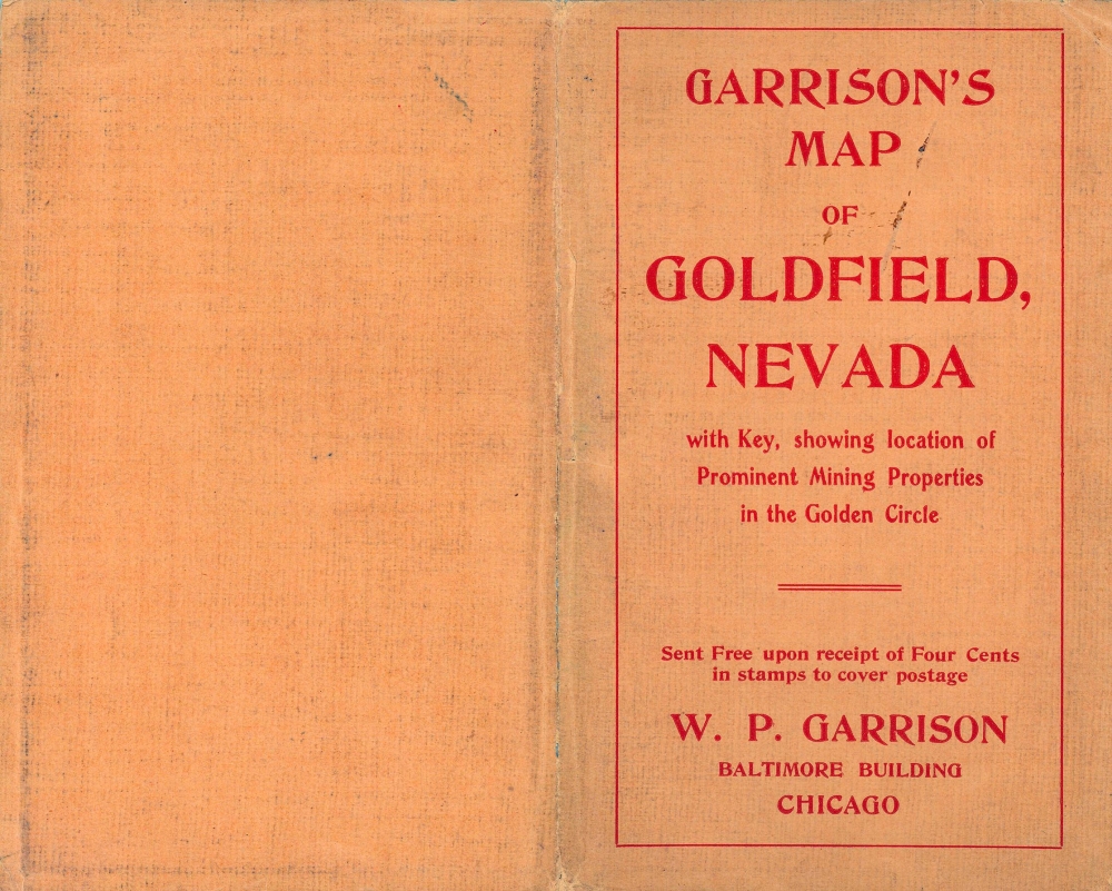 Garrison's Map of Goldfield. - Alternate View 1