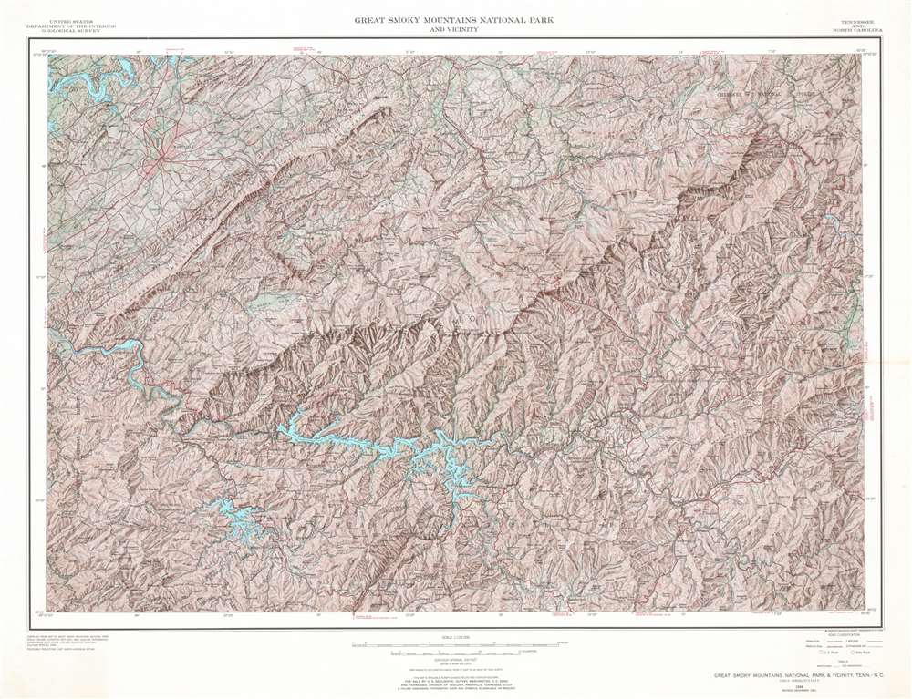 Great Smoky Mountains National Park and Vicinity. - Main View