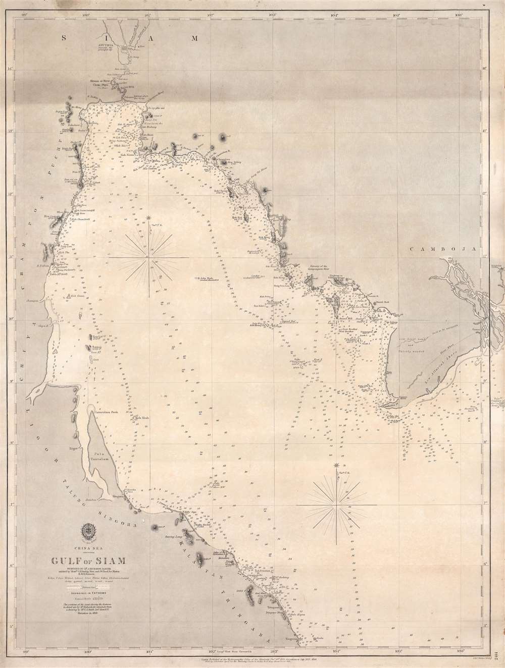 British Admiralty Charts List