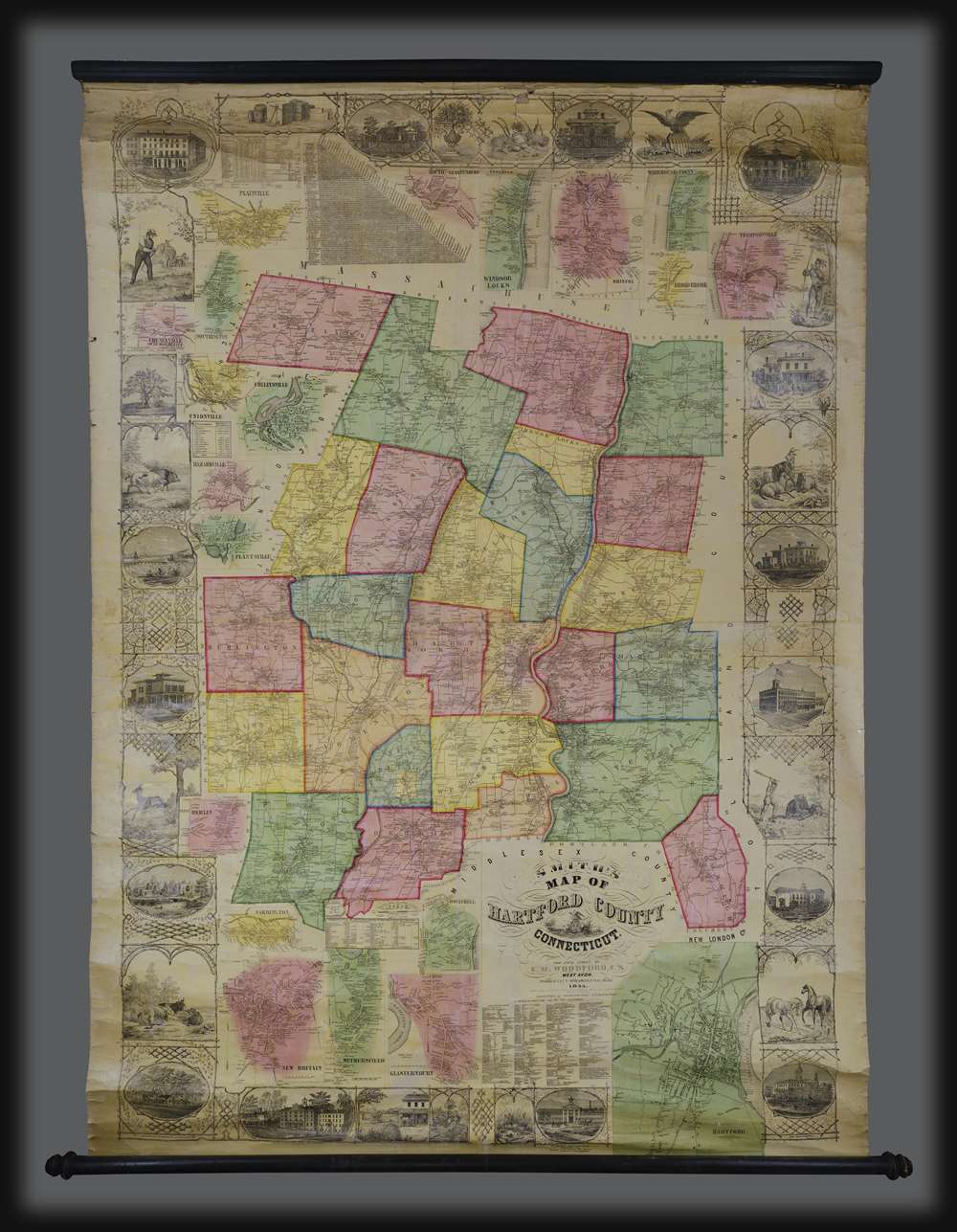 Smith's Map of Hartford County Connecticut. - Main View