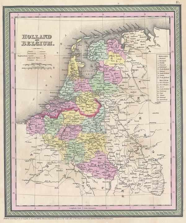 Holland and Belgium. - Main View