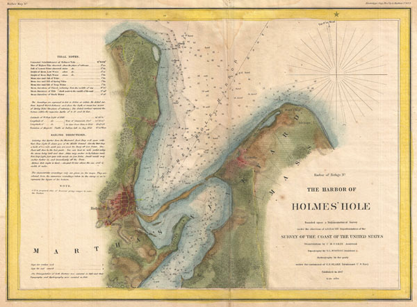 Harbor of Refuge No. The Harbor of Holmes' Hole. - Main View