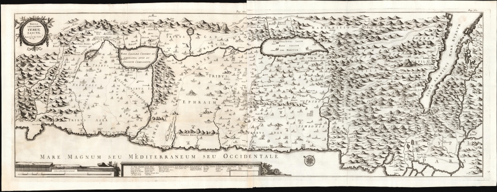 Tabula Geographica Terrae Sanctae. - Main View