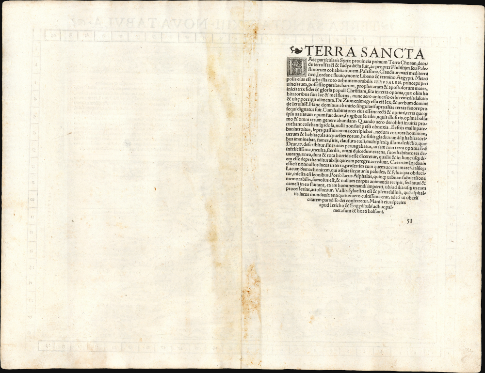 Terra Sancta XXIII Nova Tabula. - Alternate View 1