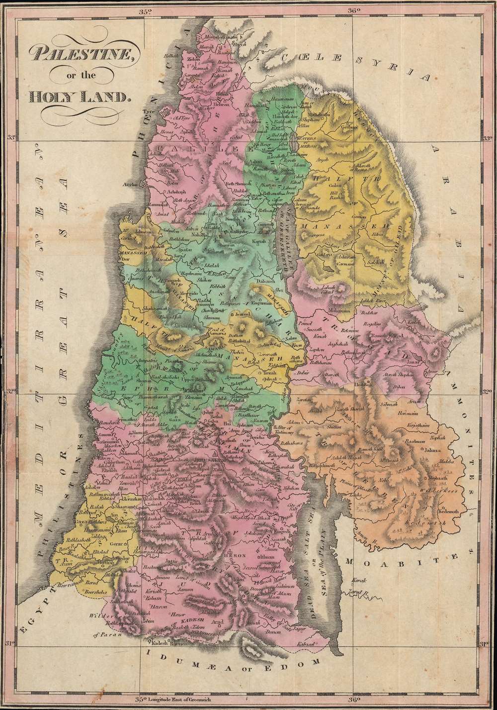 Palestine, or The Holy Land. - Main View