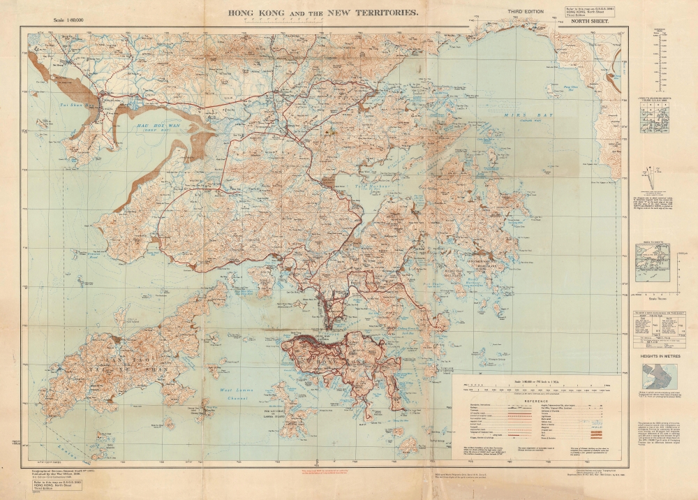 Hong Kong and the New Territories. North Sheet. - Main View