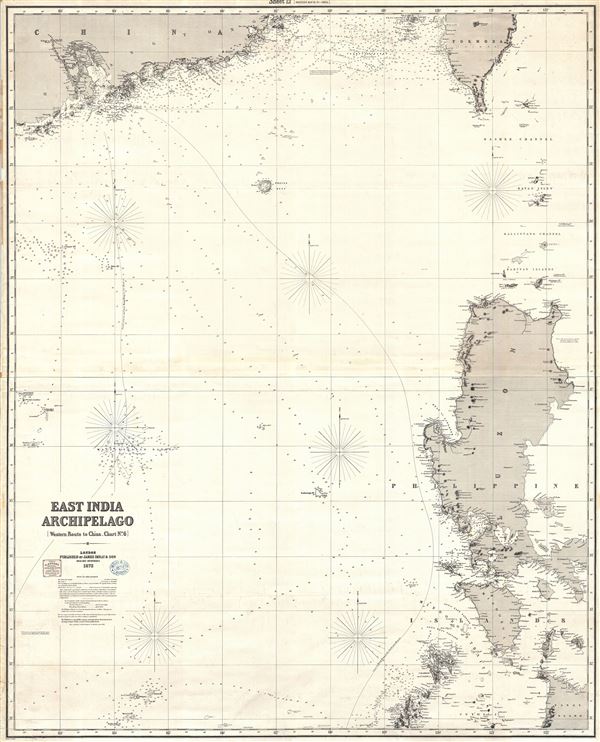 East India Archipelago (Western Route to China Chart no. 6) - Main View