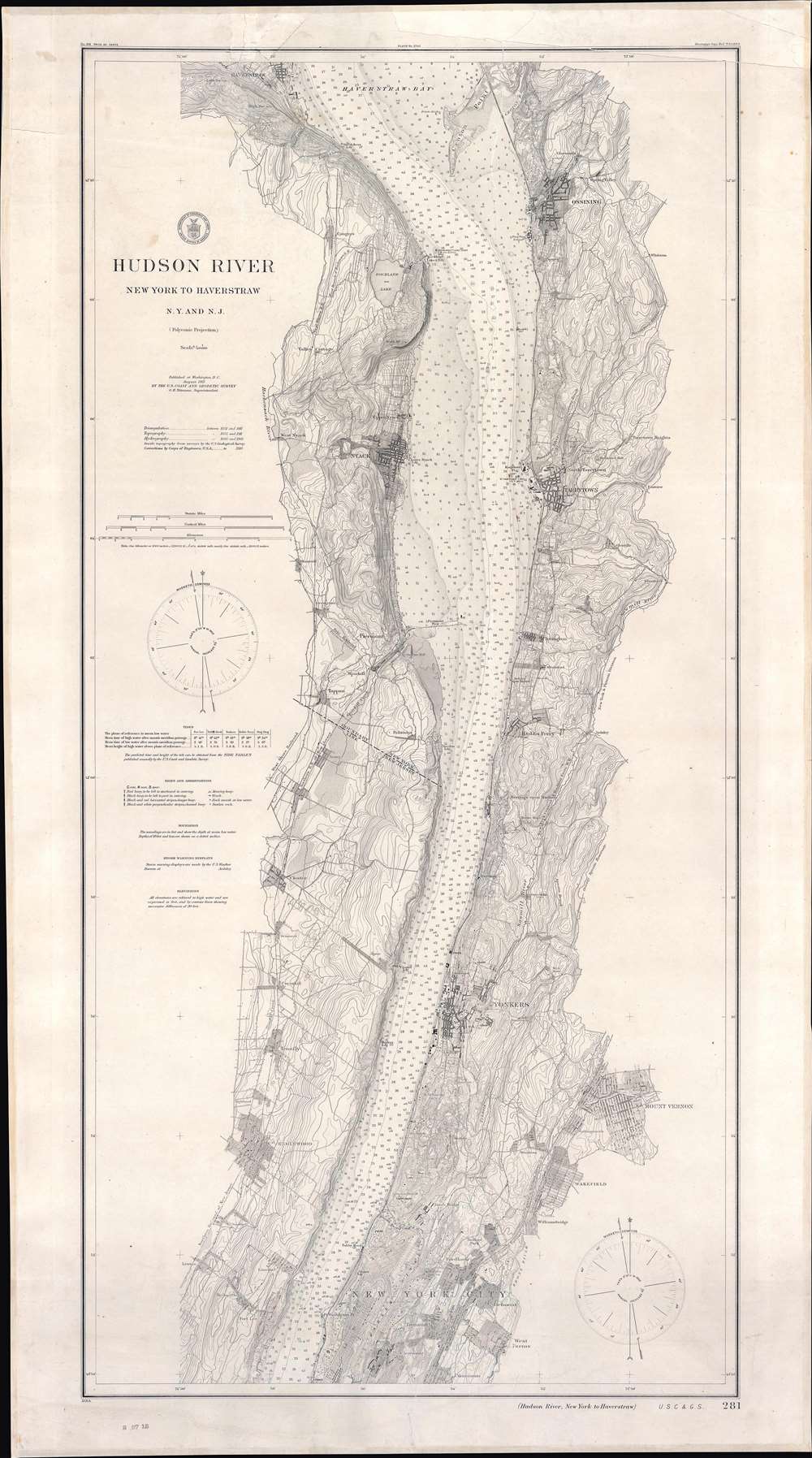 Hudson River New York to Haverstraw N.Y. and N.J. - Main View
