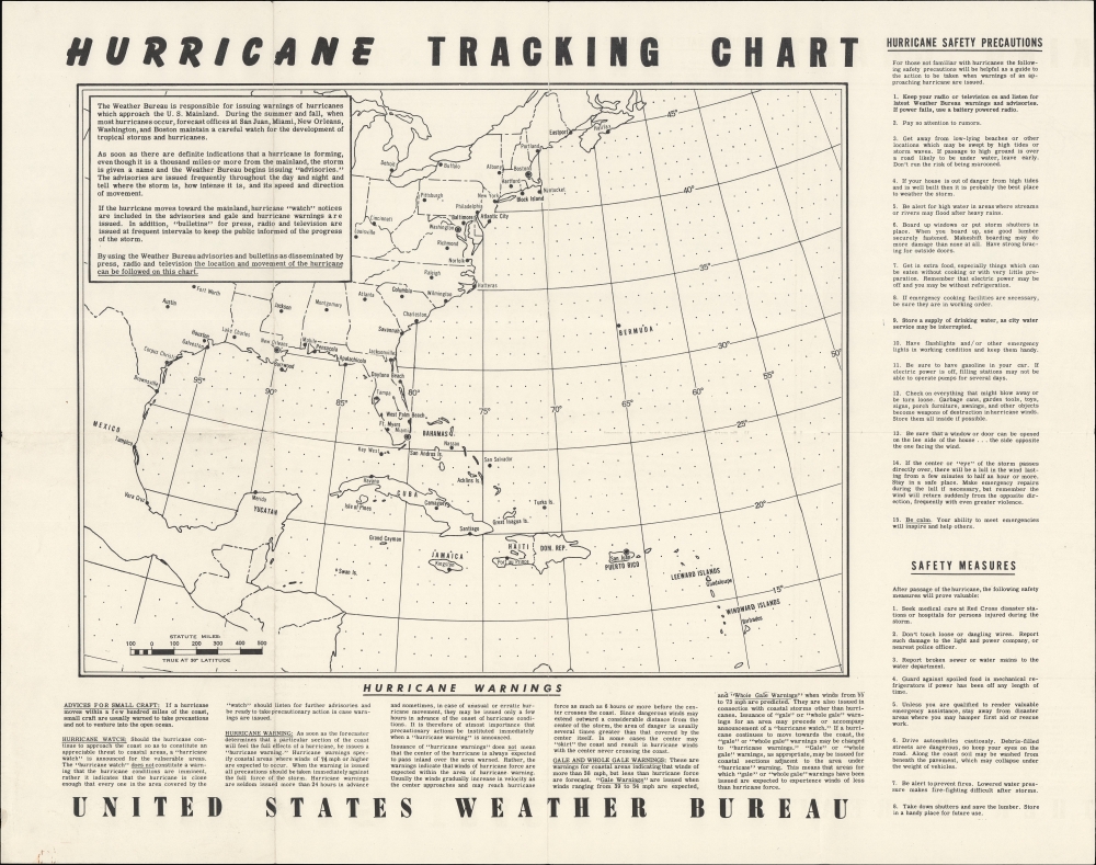 Hurricane Tracking Chart. - Main View