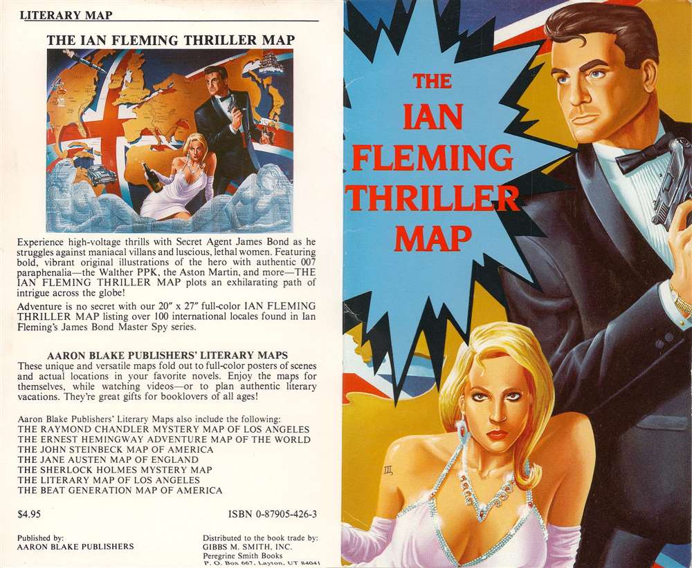 The Ian Fleming Thriller Map. - Alternate View 1