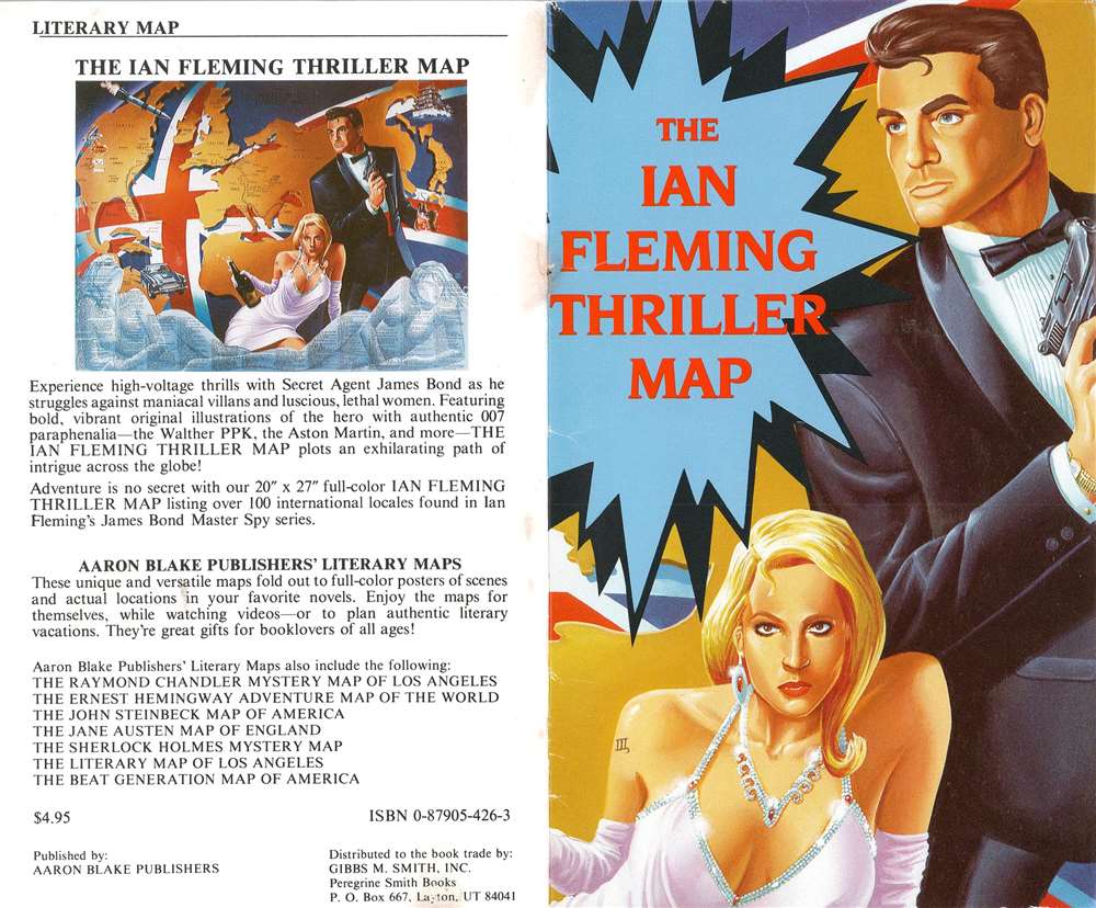 The Ian Fleming Thriller Map. - Alternate View 1