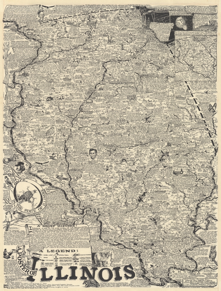 A Poster of Illinois. - Main View