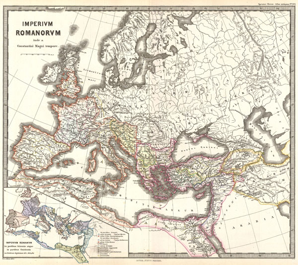 Imperium Romanorum inde a Constantini Magni tempore. - Main View
