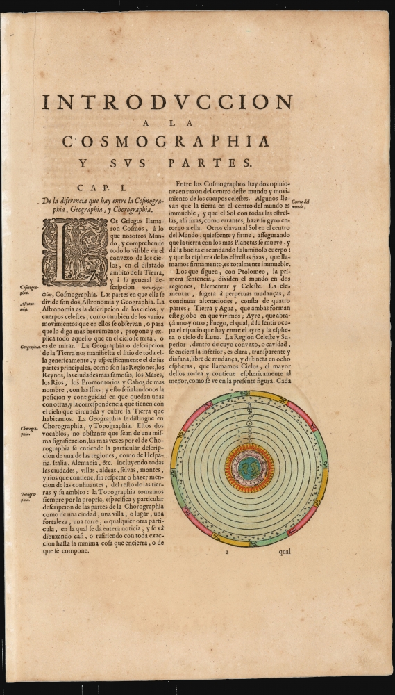 Introduccion a la Cosmographia y sus Partes (Chapters 1-4). - Alternate View 2