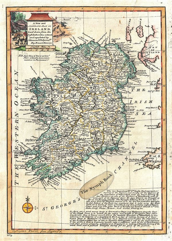 A New and Accurate Map of Ireland. - Main View