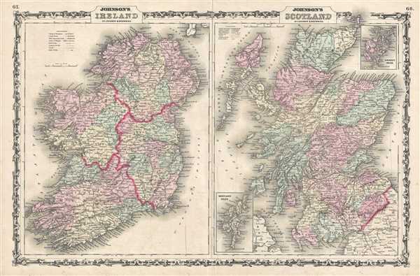 Johnson's Ireland.  Johnson's Scotland. - Main View