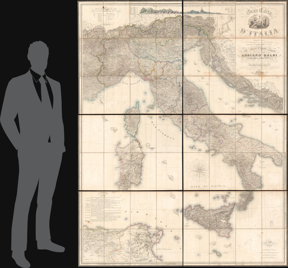 Gran Carta d'Italia. - Alternate View 1