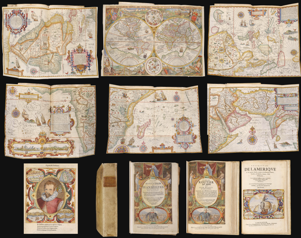 1638 Jan van Linschoten <i>Itinerario</i> in its full French Folio Edition