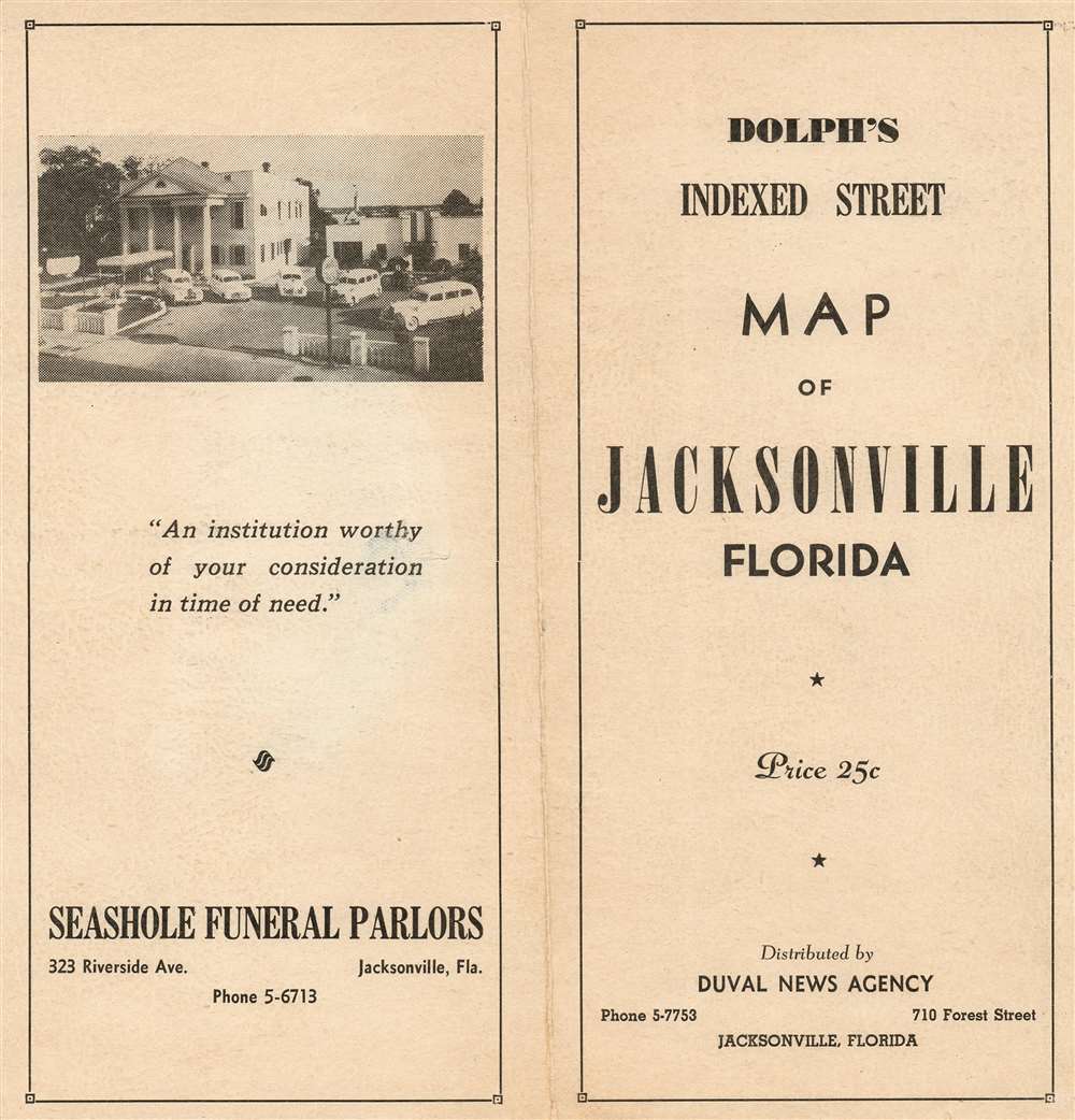 Map of Jacksonville, Florida, and vicinity. - Alternate View 1