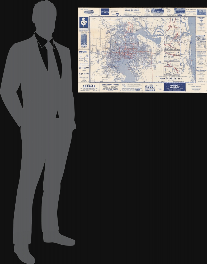 The Jacksonville Expressway System. A Limited Access Facility. John B. Prine, Inc. - Alternate View 1