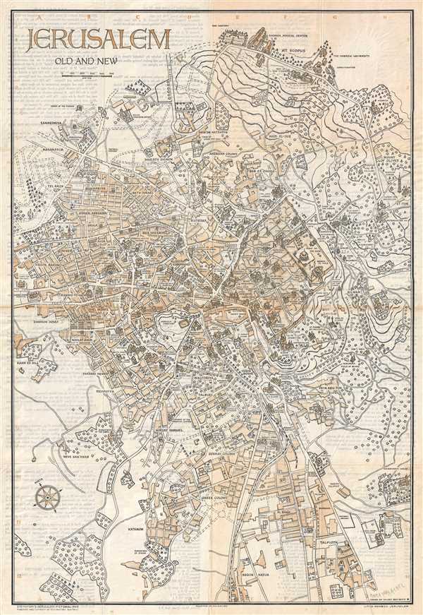 Jerusalem Old and New. - Main View