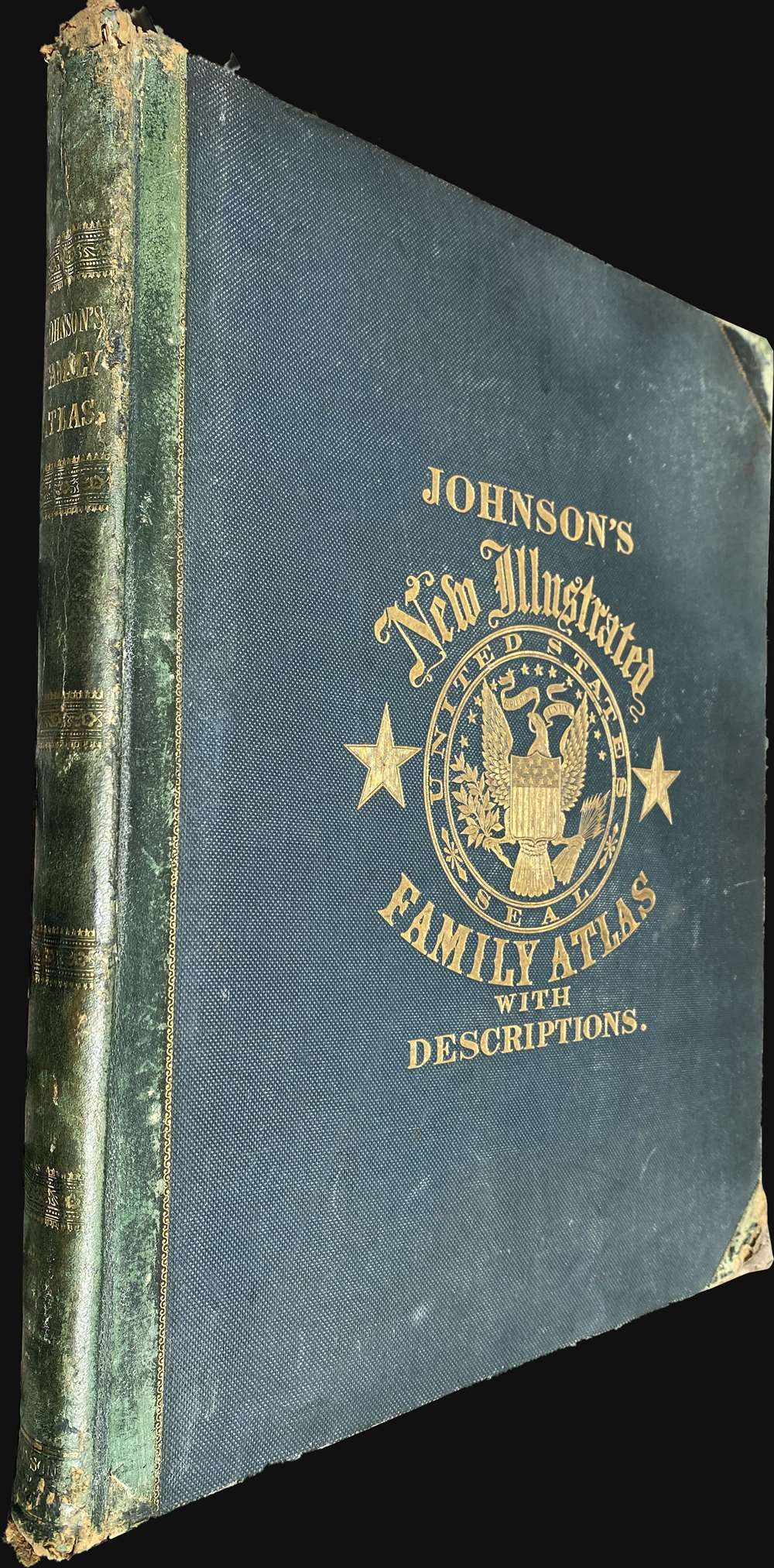 Johnson's New Illustrated (Steel Plate) Family Atlas - Main View