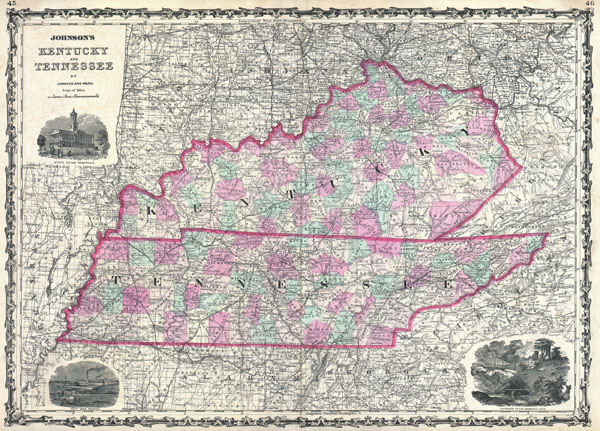 Johnson's Kentucky and Tennessee. - Main View