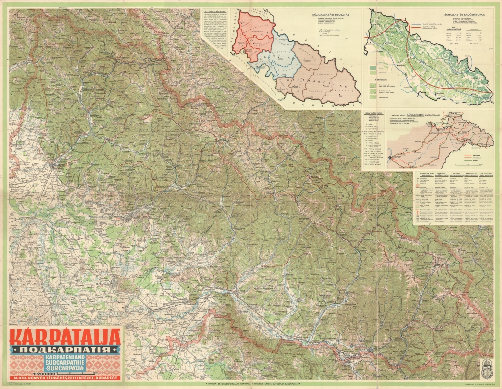 KÁRPÁTALJA. ПОДКАРПАТІЯ. KARPATENLAND. SUBCARPATHIE. SUBCARPAZIA. - Main View