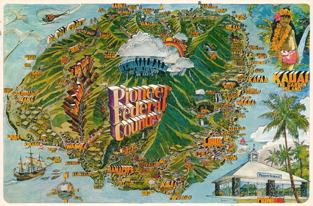 Kauai The Garden Island. Pioneer Federal Country. - Main View