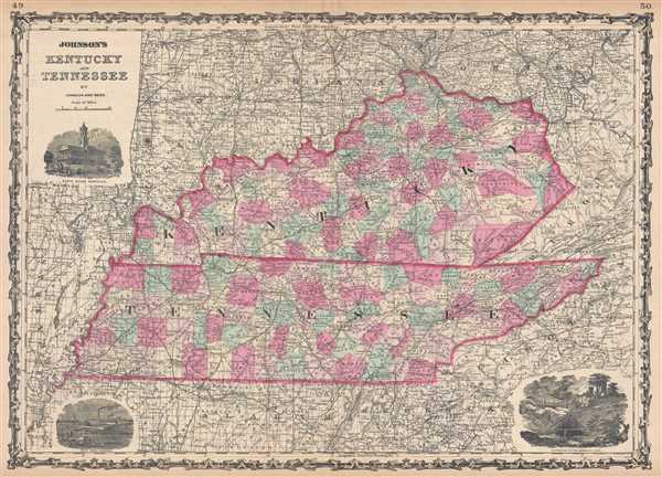 Johnson's Kentucky and Tennessee. - Main View