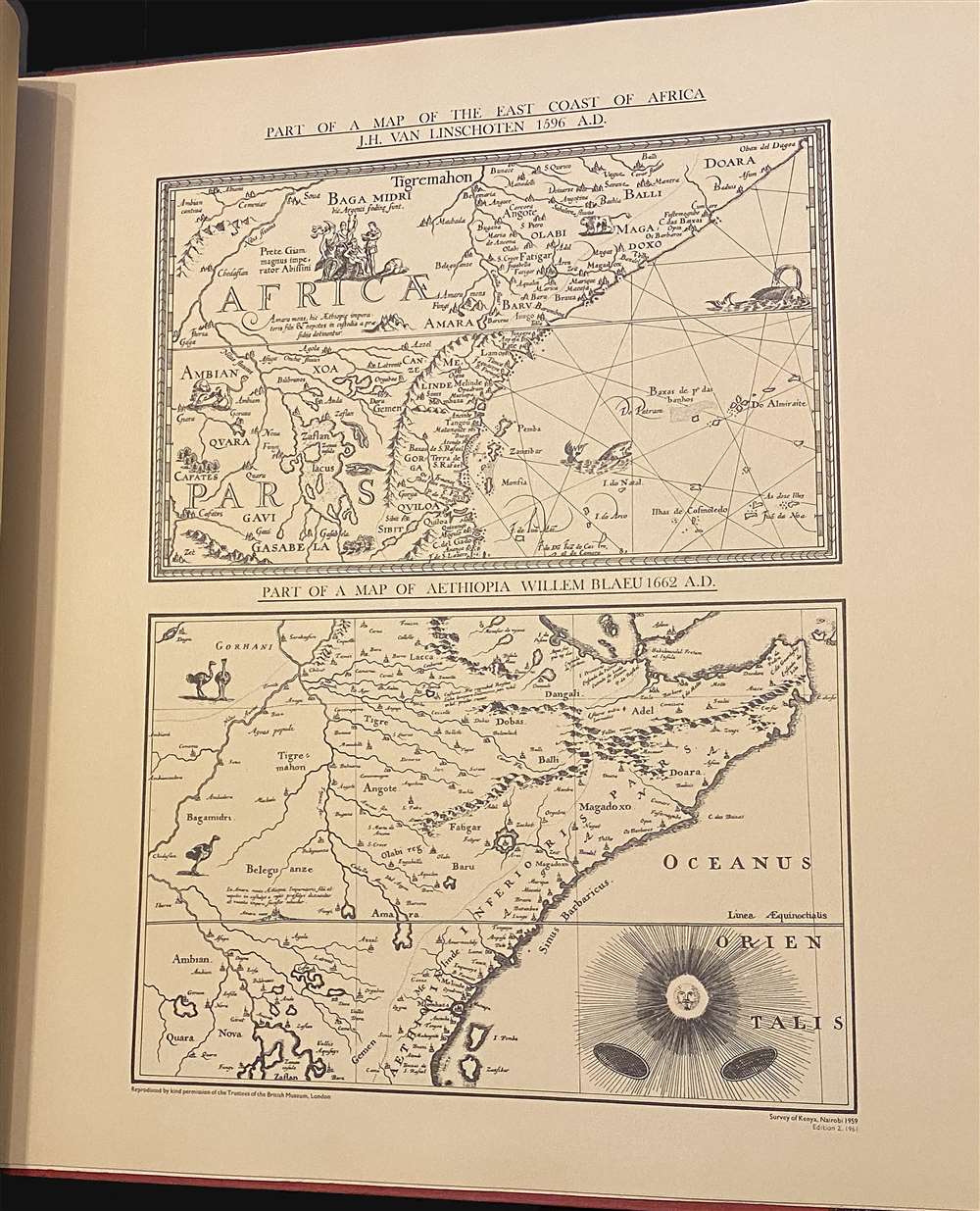 Atlas of Kenya: a comprehensive series of new and authentic maps prepared from the national survey and other governmental sources, with gazetteer and notes on pronunciation and spelling. - Alternate View 9