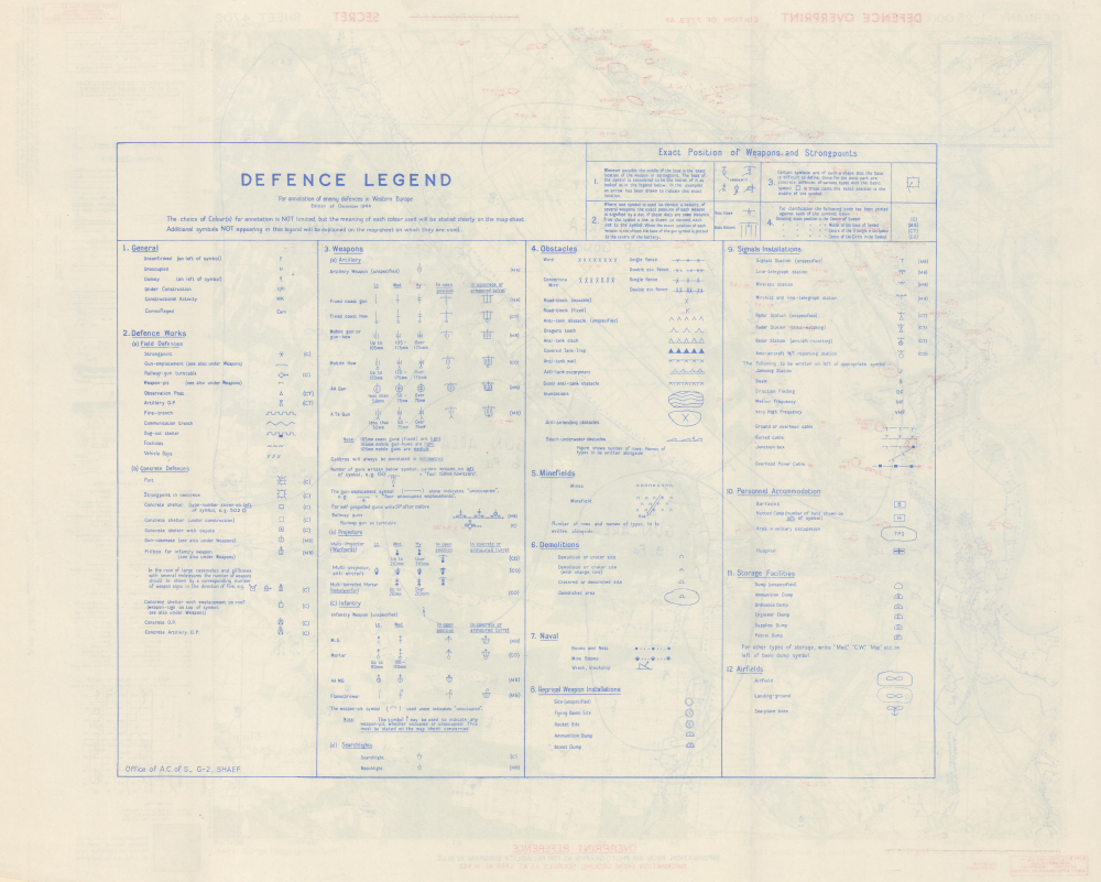 Germany 1:25000. Defence Overprint Sheet 4702 Edition of 7 Feb. 45. - Alternate View 1