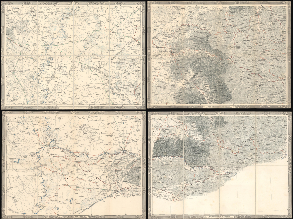 Administrativ-und General-Karte des Königreiches Ungarn... [Administrative and General Map of the Kingdom of Hungary...] - Alternate View 5