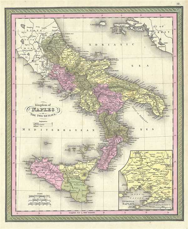 Kingdom of Naples or The Two Sicilies. - Main View