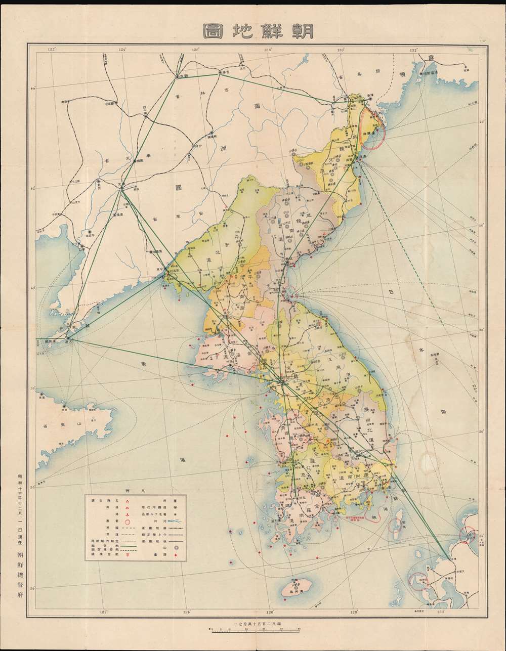 朝鮮地圖 / [Map of Chōsen]. - Main View