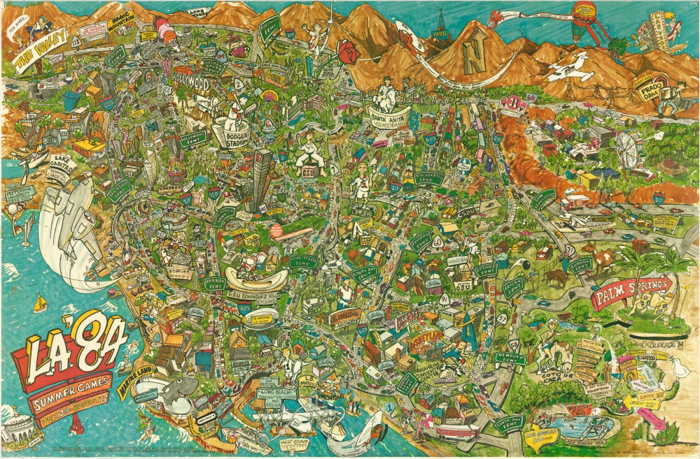 L.A. 84 Summer Games July 28 - August 12. - Main View