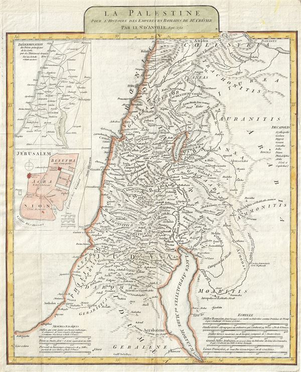 La Palestine pour l'Histoire des Empereurs Romains. - Main View