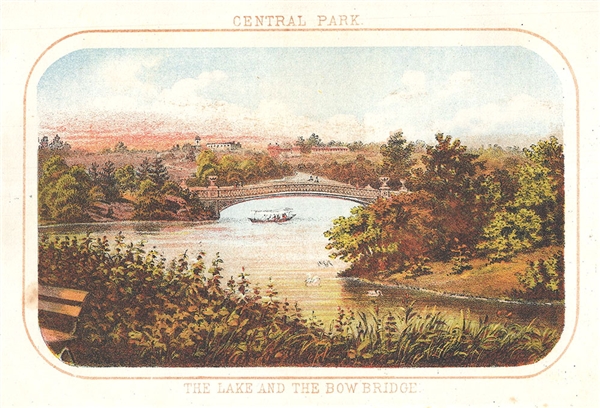 Central Park. The Lake and The Bow Bridge. - Main View