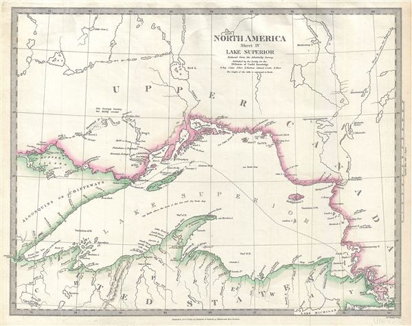 North America Sheet IV Lake Superior. - Main View