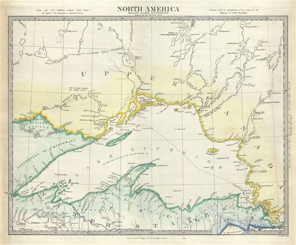 North America Sheet IV Lake Superior. - Main View